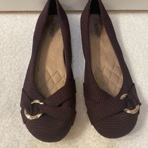 Bongo shoes / Navy & Red stripes